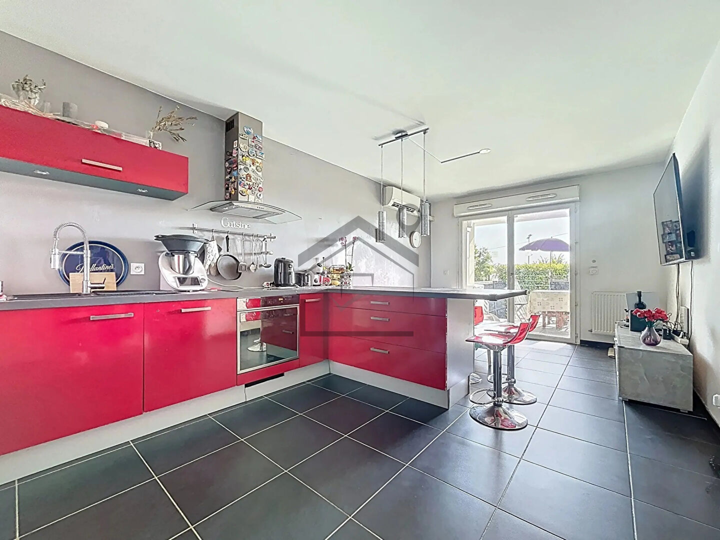 Appartement T3 en rez de jardin